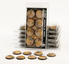 Gamers Grass: Battle Ready Bases: Deserts of Maahl 32mm Round (x8)