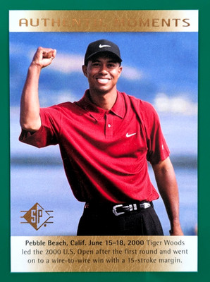 2013 Upper Deck SP Authentic Moments Tiger Woods #52 Retail