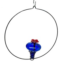 Parasol Mini Blossom Hummingbird Feeder - Circle Blue