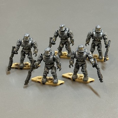 5X HALO Mega Construx Vannak - 134 Spartan Figure Fleetcom Warthog