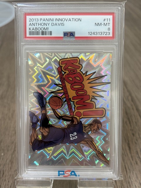 Panini 2013-14 Innovation Anthony Davis Kaboom! Insert #11 Pelicans PSA 8