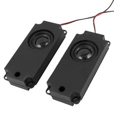 Black Housing 4Pin Wired Loudspeaker Speaker 8W 8 Ohm 2 Pcs for LCD TV Notebook
