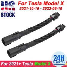Plug&Play For 2021+ Tesla Model X Refresh Matrix Headlight Adapter Harness Pair