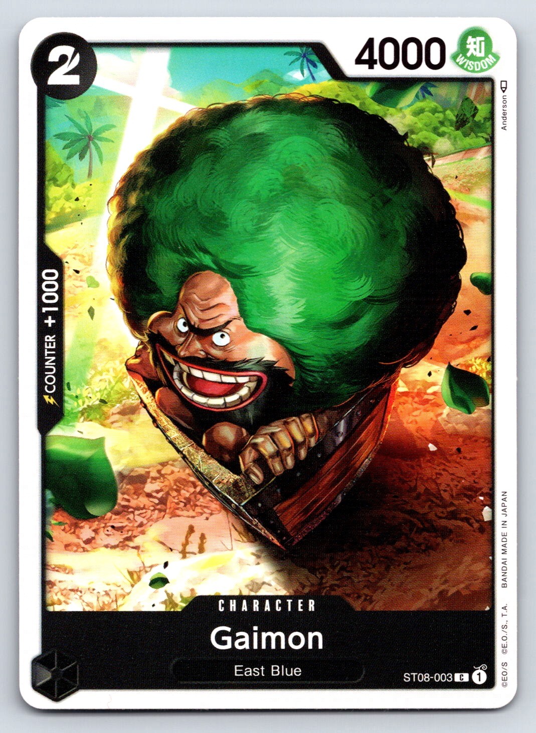 Gaimon One Piece C Starter Deck 8: Monkey.D.Luffy ST08-003 NM