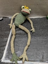 Crochet Frog 41" Head To Toe Hand Made Collectible Stuffed Animals