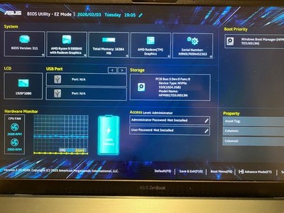 ASUS ZENBOOK 14 UM425Q LAPTOP 1TB SSD 16GB RAM AMD RYZEN 9 5900HX