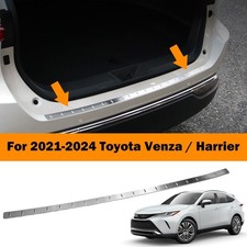Steel Bumper Guard Trunk Sill Scuff Protector Cover For Toyota Venza 2021-2024 Steel Bumper Guard Trunk Sill Scuff Protector Cover For Toyota Venza 2021-2024