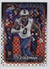2024 Topps Chrome Rookies X-Fractor Keon Coleman #209 y6t