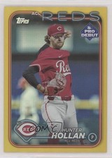 2024 Topps Pro Debut Gold Foil 5/50 Hunter Hollan #PD-60 pe8