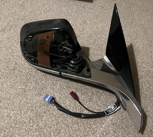 Tesla Model 3 Right side Door Mirror powerfold Chrome Trim OS folding genuine 