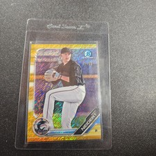 2019 Bowman - Chrome Prospects Gold Shimmer Refractor #BCP-8 Nick Neidert /50...