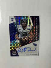 Cole McDonald Mosaic 2020 RC Rookie Autograph Auto Mosaic Prizm