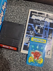 Intellivision KOOL-AID MAN - CIB Video Game Manual Overlay Complete TESTED
