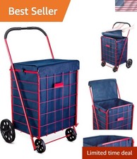 Instantly Upgrade Your Shopping Cart with Our Waterproof 18" Liner - Navy Blue
