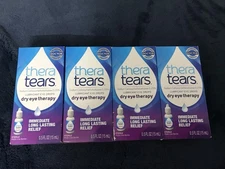 4xThera Tears Dry Eye Therapy Drops Large Size 0.5fOZ 15mL.EXP06/2026