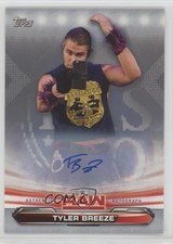 2019 Topps WWE Raw Silver Auto 23/25 Tyler Breeze #72 Auto 0o5t