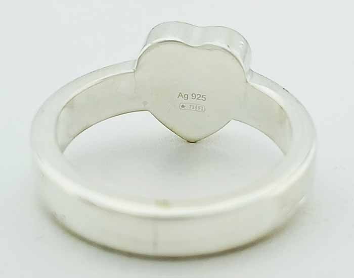 SOLID HEART GUCCI RING SOLID .925 STERLING SILVER… - image 5