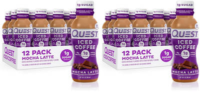 Mocha Latte Iced Coffee - 10g Protein, 1g Sugar, 200mg Caffeine, 24 Pack