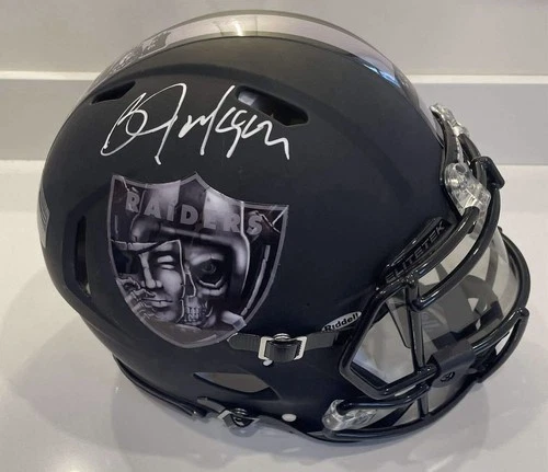 Bo Jackson Autographed Raiders Custom F/S Speed Authentic Helmet Beckett COA