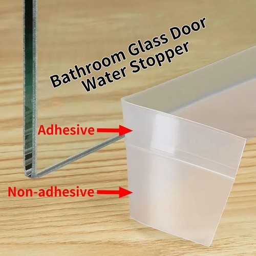 16.5Ft Glass Shower Door Weather Stripping Self-Adhesive Window Seal Strip - Picture 7 of 7