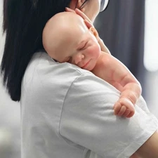 18 Inch Real Reborn Doll Full Body Platinum Silicone Soft Boy Handmade Baby Gift