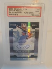 2009 Donruss Elite #51 Dustin Ackley Extra Edition-Autograph Rookie /899 PSA 9
