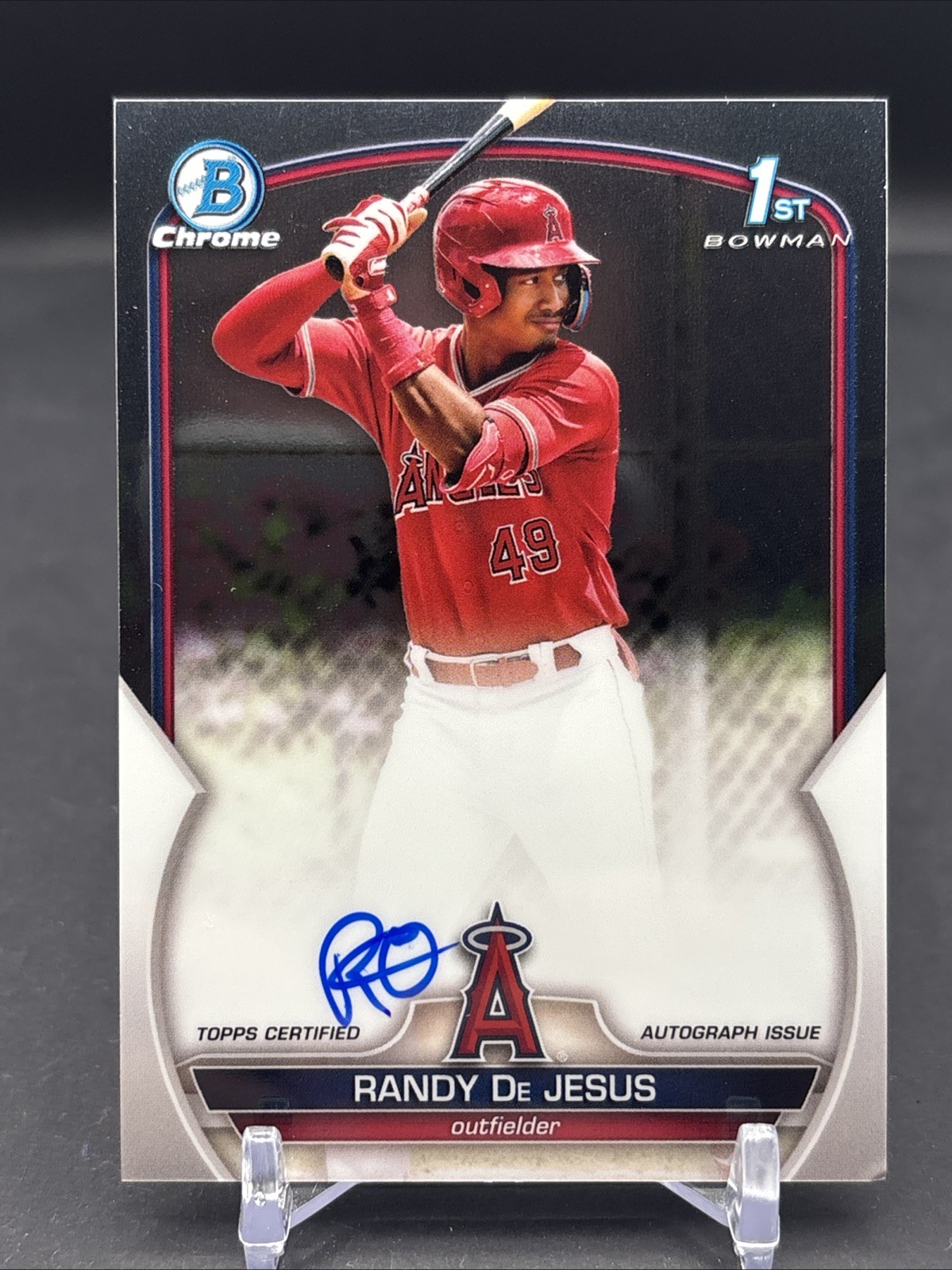 2023 Bowman Chrome 1st Randy De Jesus Auto Autograph #CPA-RD