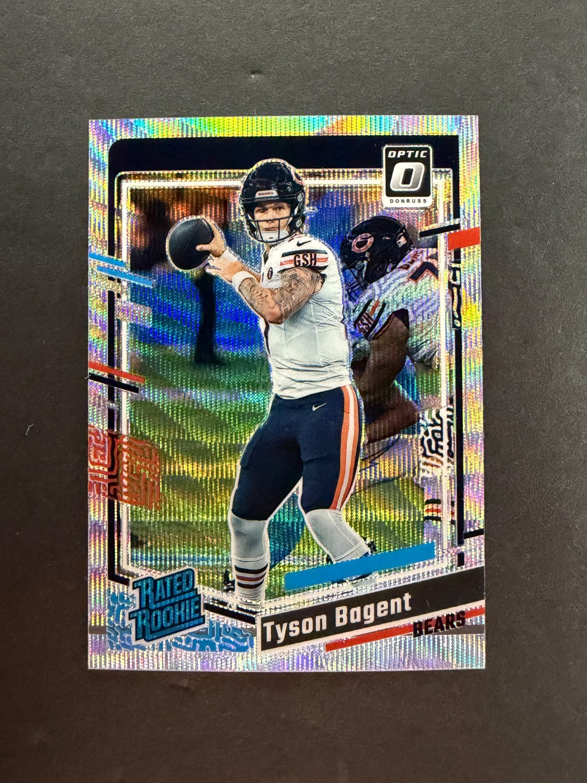Tyson Bagent 2023 Panini Donruss Optic Rated Rookie Wave /300 #216