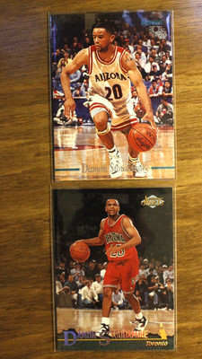 2 Card Damon Stoudamire Lot 1995 Classic Rookies #6 & 1996 Classic Assets