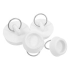  4 Pcs Drain Stopper Kitchen Bath Plug Replacement Plugs Bathroom Sink Rubber