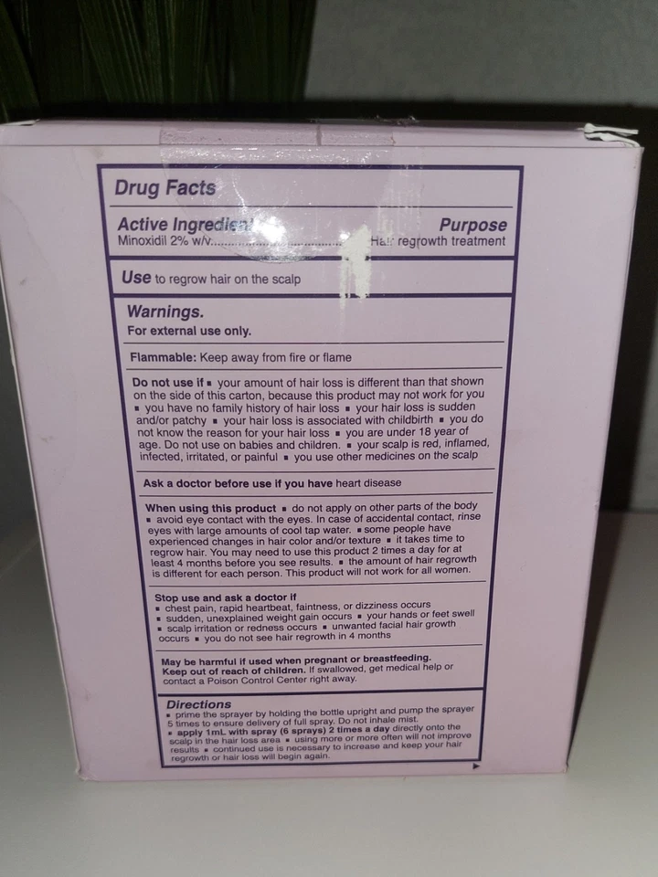 Tratamiento de regeneración capilar Keranique 2% minoxidil - paquete de 3 - nuevo sellado Foto 3 de 4