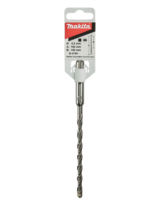 Makita Concrete Drill Bit 6.5x160MM TCT SDS+ B-47391