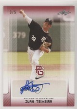 2017 Leaf Perfect Game National Showcase Red 3/5 Juan Teixeira #BA-JT2 Auto w5c