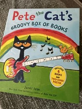 Pete the Cat'S Groovy Box of Books: 6 Book Set by James Dean W/ Poster
