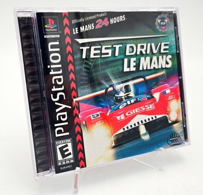 Test Drive Le Mans Black Label Sony Playstation 1 PS1 Tested CIB Mint Disc J95
