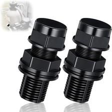 2 Pcs Plastic Drain Plugs and Seal Ring Set Replacement Drain Plug and Seal for