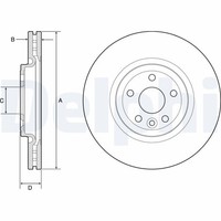 2X Bremsscheibe Delphi BG9177C FüR Velar Range Rover Jaguar Pace Landrover L560