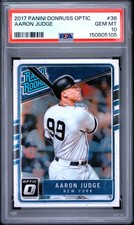 2017 PANINI DONRUSS OPTIC #38 AARON JUDGE ROOKIE RC PSA 10