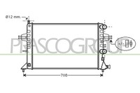 Prasco MotorküHler WasserküHler KüHlmittelküHler FüR Opel Astra G CC 1.2 16V 1.4