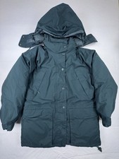 Eddie Bauer Women s Medium Gore Tex Ridge Line Goose Down Socket Green Vintage
