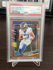 2023 Panini Clearly Donruss - Rated Rookie Puka Nacua #96 Orange /75 (RC) Rams