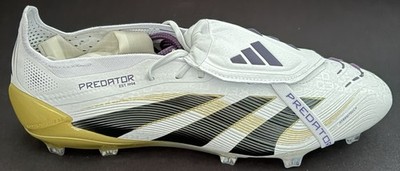 Adidas Predator Elite Foldover FG White Gold Soccer Cleat Men Sz 12.5 New JI1095