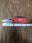 Milwaukee Fastback 48-22-1521 Folding Pocketknife Red Plastic Handle. No Box — photo 4