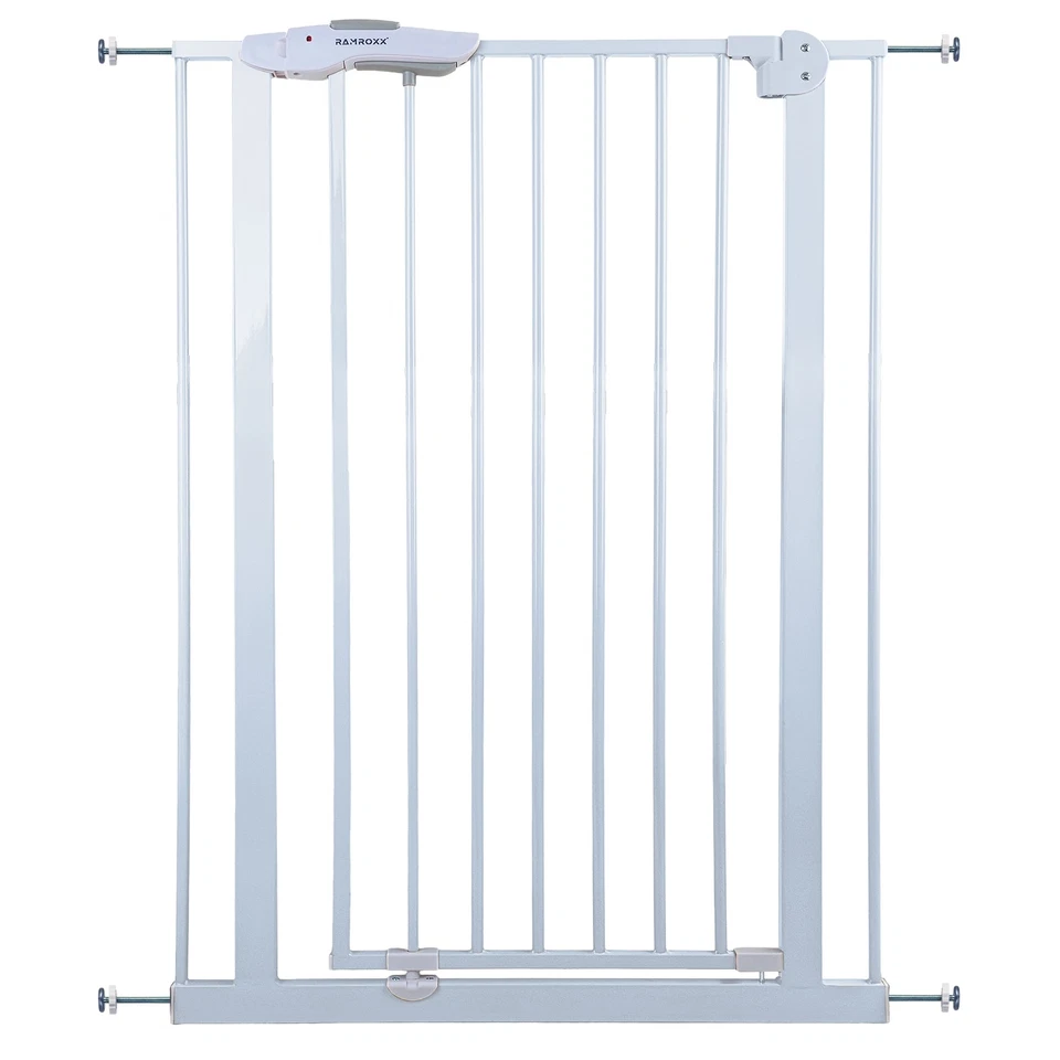 Absperrgitter Treppenschutzgitter weiß für 75-85cm Durchgang 110cm Hoch - Bild 2 von 4