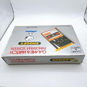Game & Watch Nintendo Snoopy Panorama Screen 1983 SM-91 w/Box Tested and Working