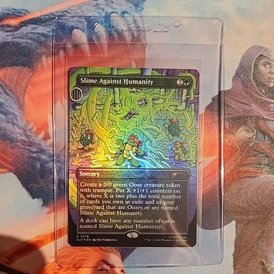 MTG Slime Against Humanity 7078 *Foil Secret Lair TMNT SLD The