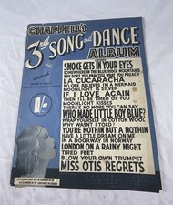Vintage Sheet Music Chappell  s 3rd Song And Dance Album