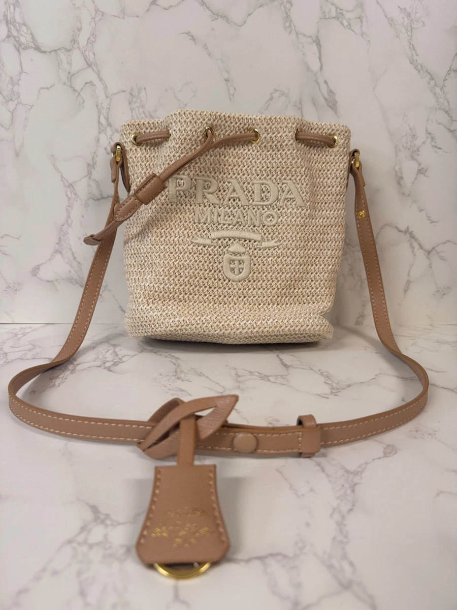 PRADA Brown Leather Shoulder Bags for Women for sale | eBay