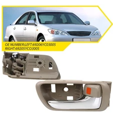 Interior Door Handle For 2002-2006 Toyota Front Camry or Rear LH RH Inner Beige