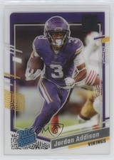2023 Panini Clearly Donruss Rated Rookie Jordan Addison #70 8p7